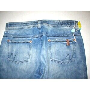 New NWT Womens Notify Designer Jeans Italy 30 Slim Straight Hellebora Tall Stret